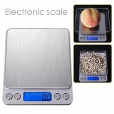 Digital Weight Kitchen Scale Jewelry Gold Grain Food MiniSize Gram 3000g x 0.1g