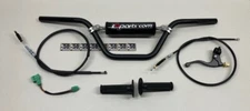 2010-2025 Kawasaki KLX110 Tall Black Handle Bar Kit L & RL Models (TB Parts)