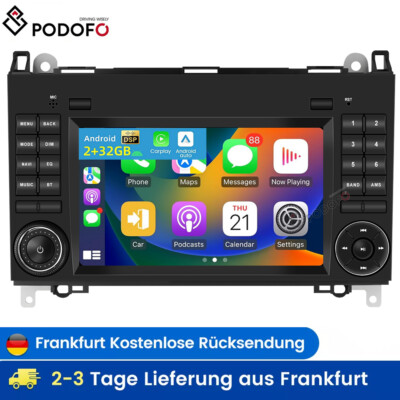 Carplay Autoradio GPS Navi Für Mercedes Benz B A Klasse W245 W169 Sprinter W906