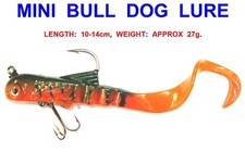 MINI RED BULL DOG PIKE LURE COARSE BOAT SEA FISHING TACKLE PIKE BASS COD POLLOCK