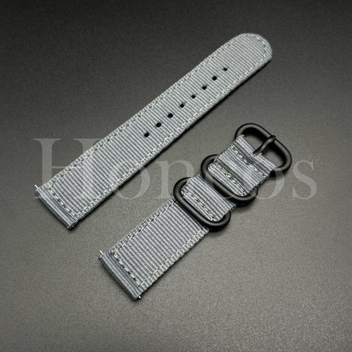 18-24mm 2-Piece HD Ballistic Nylon Military Diver Watch Strap Band Quick Release - Picture 16 of 45