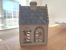 OTAGIRI Japan Vintage Tea Light Votive Candle Ceramic House 1970's Stoneware