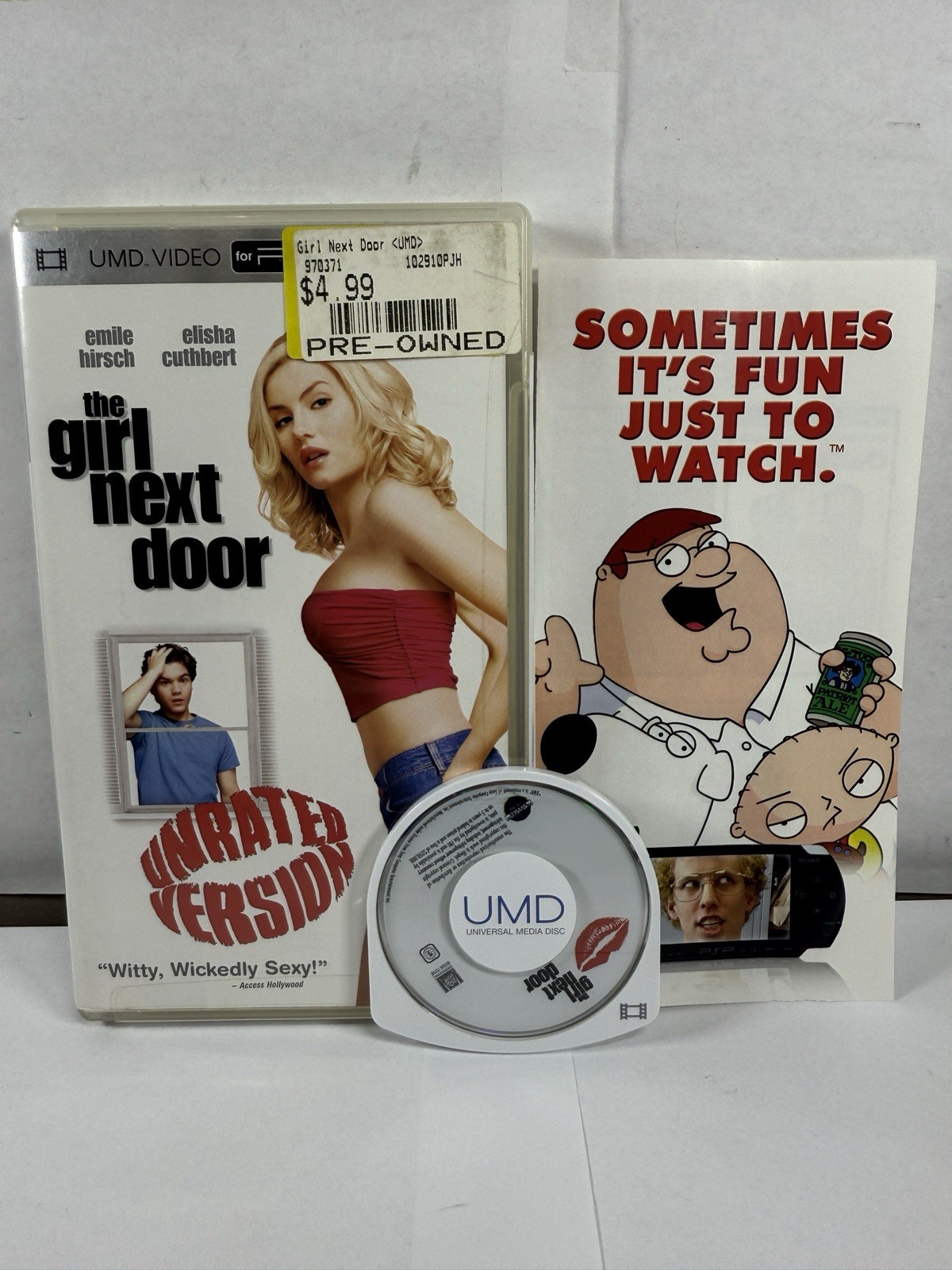 The Girl Next Door (Sony PSP UMD Movie, 2004) TESTED!