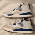 Jordan Air Jordan 4 Retro White Blue Boys Low Top Sneaker US 12C — photo 1