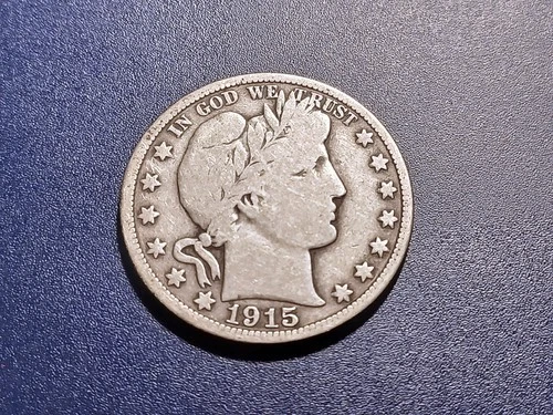 VG 1915-D Barber Half Dollar