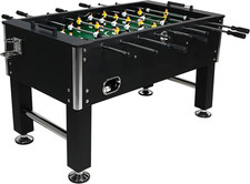 55-Inch Foosball Table Adult Size - Soccer Table with Chrome Plated Steel Rods -