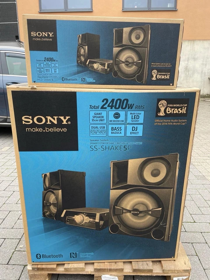 Sony SS-Shake5P DJ Set 2400 Watt Neu Und OVP - Bild 3 von 4