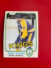 1981-82 O-Pee-Chee OPC #145 Jerry Korab - Los Angeles Kings NRMT