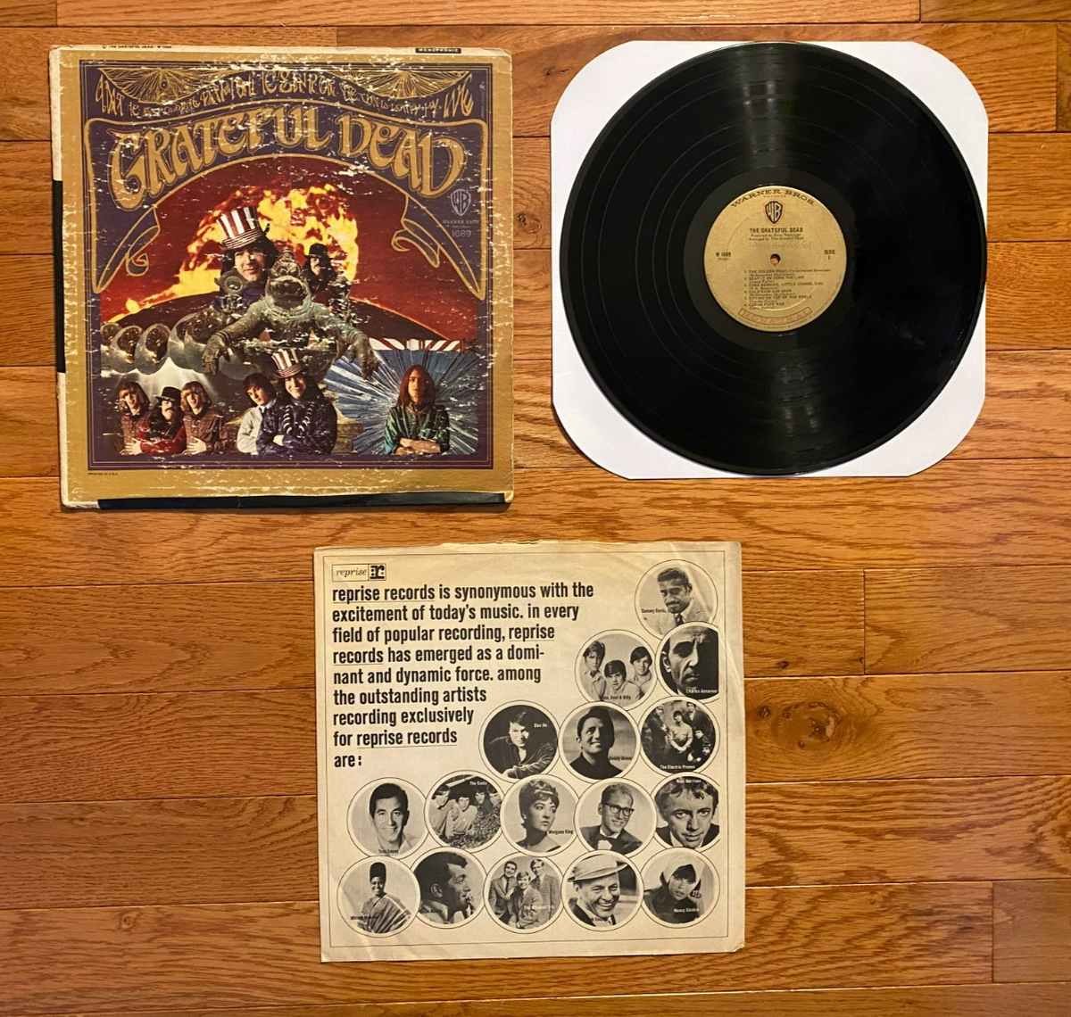 Grateful Dead - Self Titled Debut LP Warner Bros. W 1689 1967 1st