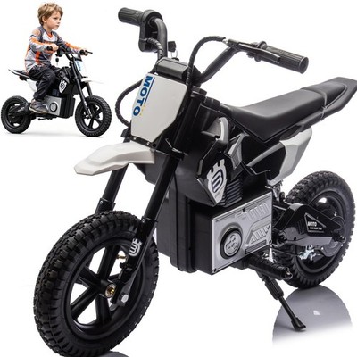 24V Kid Ride on Electric Off-Road Motorcycle 200W High Speed Dirt Bike Motocross