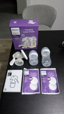 Philips Avent Manual Breast Pump Gift Set - Single Breast Pump, 260ml and 125ml 