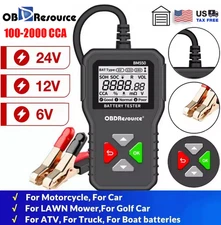 OBDResource BM550 6V/12V/24V Car Battery Tester 100-2200 CCA Multi-Standard
