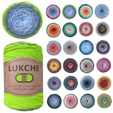 2mm Multicolor Cotton Macrame Cord 246 Yards 225 Mt Premium 1 Skein 8026