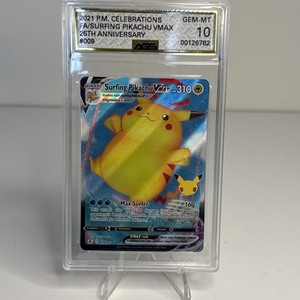 Surfing Pikachu Vmax Psa 10 | eBay