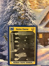 Heisman Trophy Winners #144 1990 Collegiate Collection Notre Dame Football Card