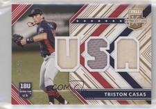 2018 Panini Elite Extra Edition USA Materials Gold 16/99 Triston Casas uk2