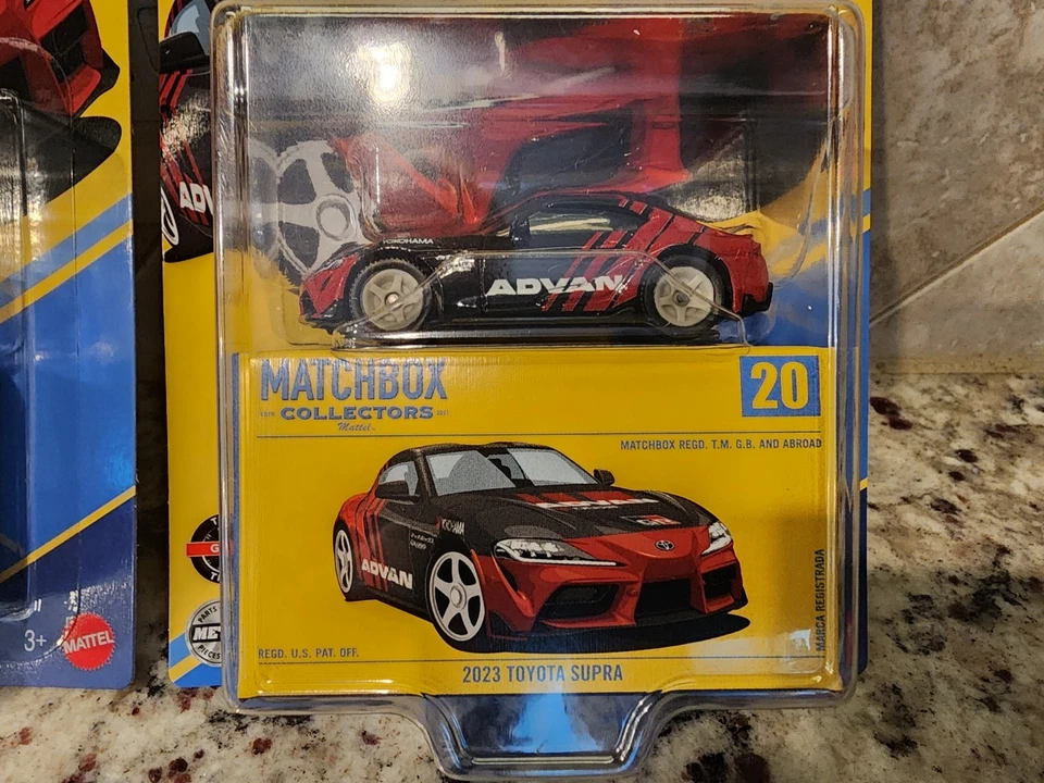 2025 Matchbox 2023 Toyota Supra ADVAN #20 Red - Collectors Series - Set of 2 - Image 3 of 4