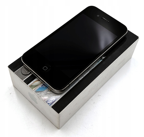 Apple iPhone 4 Smartphone, 16 GB, Schwarz (Black), iOS 4.3.4, Neue Batterie