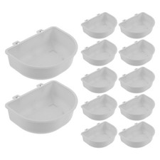 15 Pcs Food Water Feeder Bowl Cage Coop Cup Crate Dog Bowls Hanging