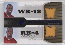 2010 SPx 17/25 Joe McKnight Damian Williams #WC-WM Dual Patch b6s