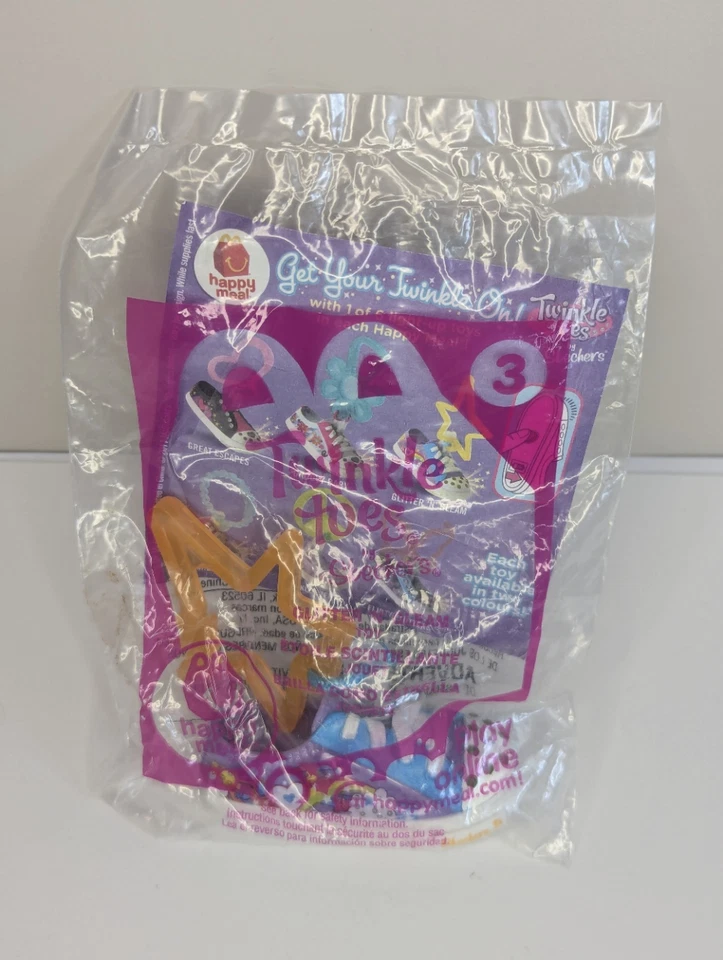 2011 McDonald's Toy, 3-Glitter n Gleam Purple - Twinkle Toes by Sketchers Unopen - Image 1 of 1