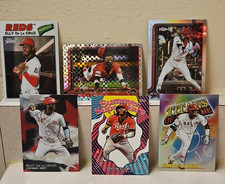Topps 2024 Elly De La Cruz Cincinnati Reds Card Lot (6) Heritage Chrome