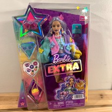 Barbie Extra #20 Doll Koala Pet Curvy Boho Chunky Wool Knit Color Sweater NIB