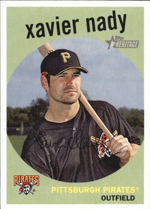 2008 Topps Heritage #267 Xavier Nady GB SP - BB