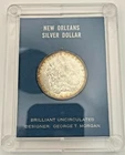 1883-O $1 Morgan Silver Dollar BU National Minting Distribution Center with COA