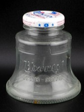 Vintage Liberty Maraschino Cherries Bell Patriotic Fruit Jar And Lid 1776-1976