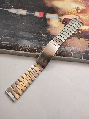 18mm. Vintage Original Soviet watch Bracelet / Band. Stainless Steel USSR.