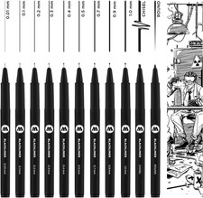 Blackliner Pen Complete Set, 11 Pens, 1 Set Each 200.485