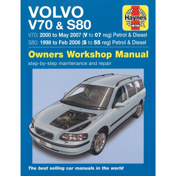 Volvo S80 V70 1998-2007 Benzin Diesel Limousine Kombi Reparaturanleitung Haynes-image