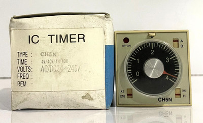 SKYLAND CH5N ELECTRONIC TIMER TIMING 1M-40H VOLTAGE 24-240VAC/DC FAST SHIPPING