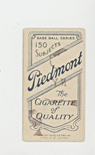 1909 T206 Tobacco Doyle Ghost Back Neat Wet Sheet Name/Team Line Backwards NY