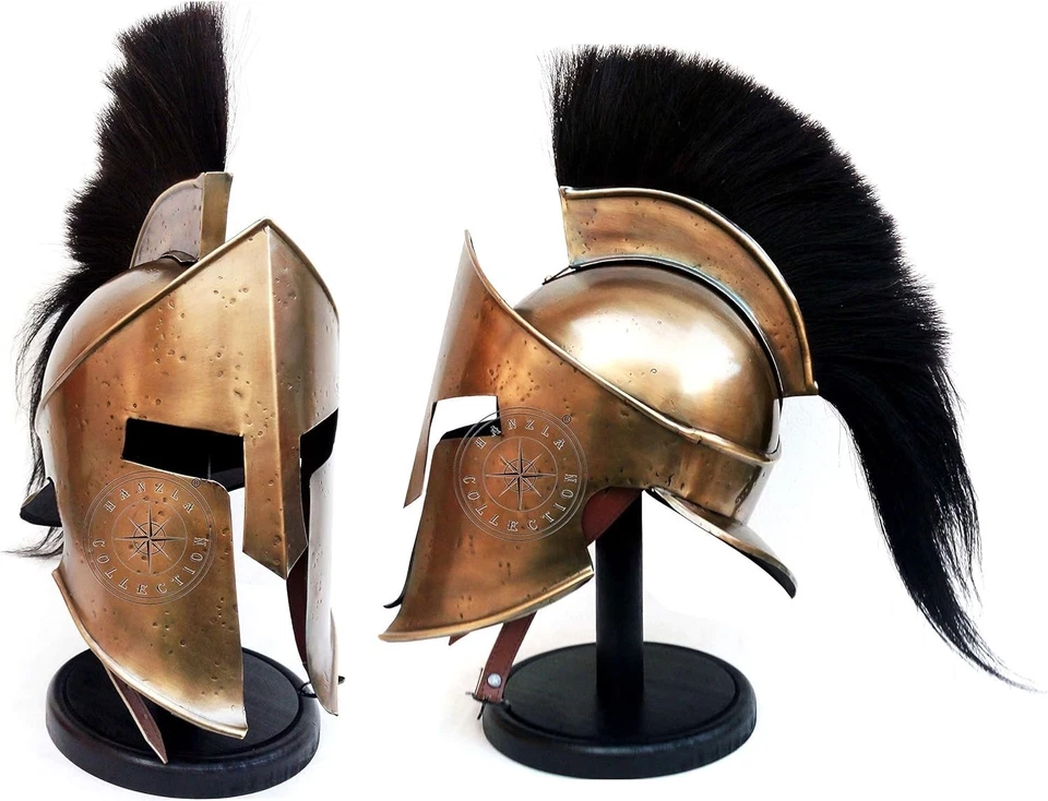 Medieval Armour King Leonidas Greek Spartan 300 Roman Helmet - Image 2 of 4