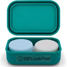 Enhanced Leak Proof Travel Soap Case, Silicone Soap Container with Draining L...