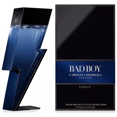 Bad Boy Cobalt by Carolina Herrera Cologne for Men EDP 3.3 / 3.4 oz New In Box