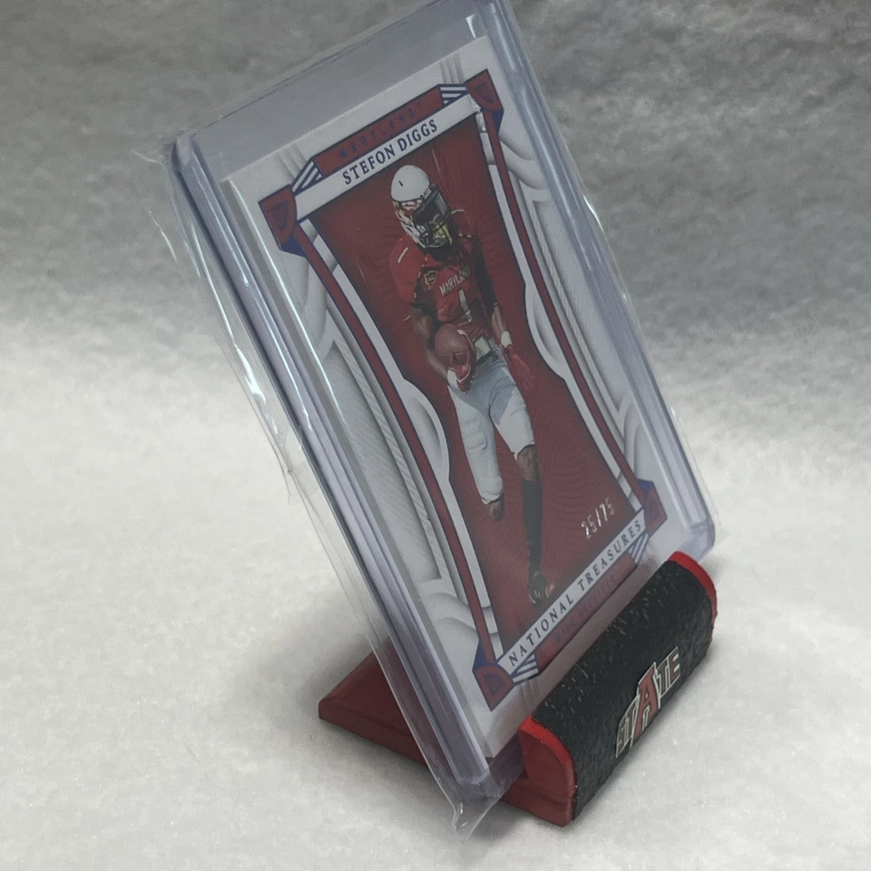 2023 Panini National Treasures Collegiate - Stefon Diggs #31 Blue /75 - Image 3 of 4