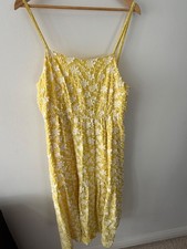 anthropologie maeve yellow midi dress 16