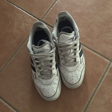 adidas Sneaker Low Top weiß/blau, Schnürung, gepolstert, EU 39