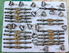Vintage Set 18 Colonnade Antique English 5 5/8" Cabinet key Knob Backplates 1970 — photo 1
