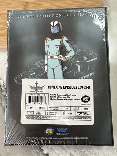 Voltron: Defender of the Universe - Collectors Edition 8 (DVD, 3-Disc Set) NEW - Picture 2 of 2
