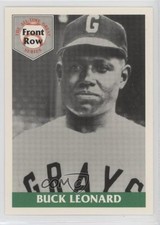 1992 Front Row The All-Time Great Series Promos Buck Leonard #1 HOF 10ti