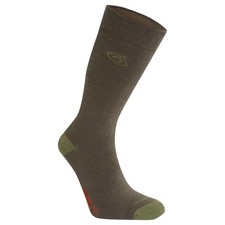 Craghoppers NosiLife Odour Free Insect Repllent Travel Socks Single Pack Green
