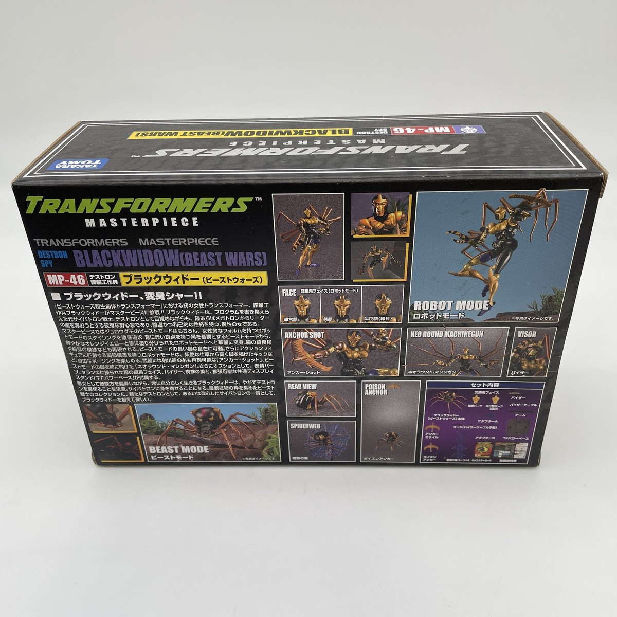 Transformers Masterpiece MP-46 Black Widow Beast Wars Action