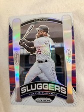 Charlie Blackmon Panini Prizm Sluggers card # SL1