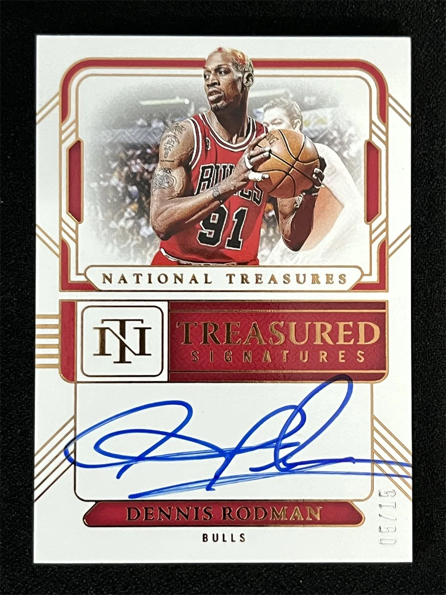 Panini Dennis Rodman Basketball Serial Numbered Sports Trading