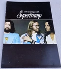 AN EVENING WITH SUPERTRAMP AND CHRIS DE BURGH Concert Programme 1977 ROCK POP