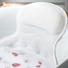 Bath Pillow Bathtub Pillow, Luxury Bath Pillows for Tub Neck and Back Support, B